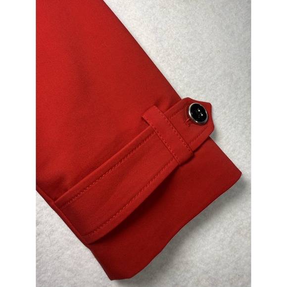 Kasper Red Blazer Women's Size 8 Button Front Lined Career Jacket - Picture 6 of 13